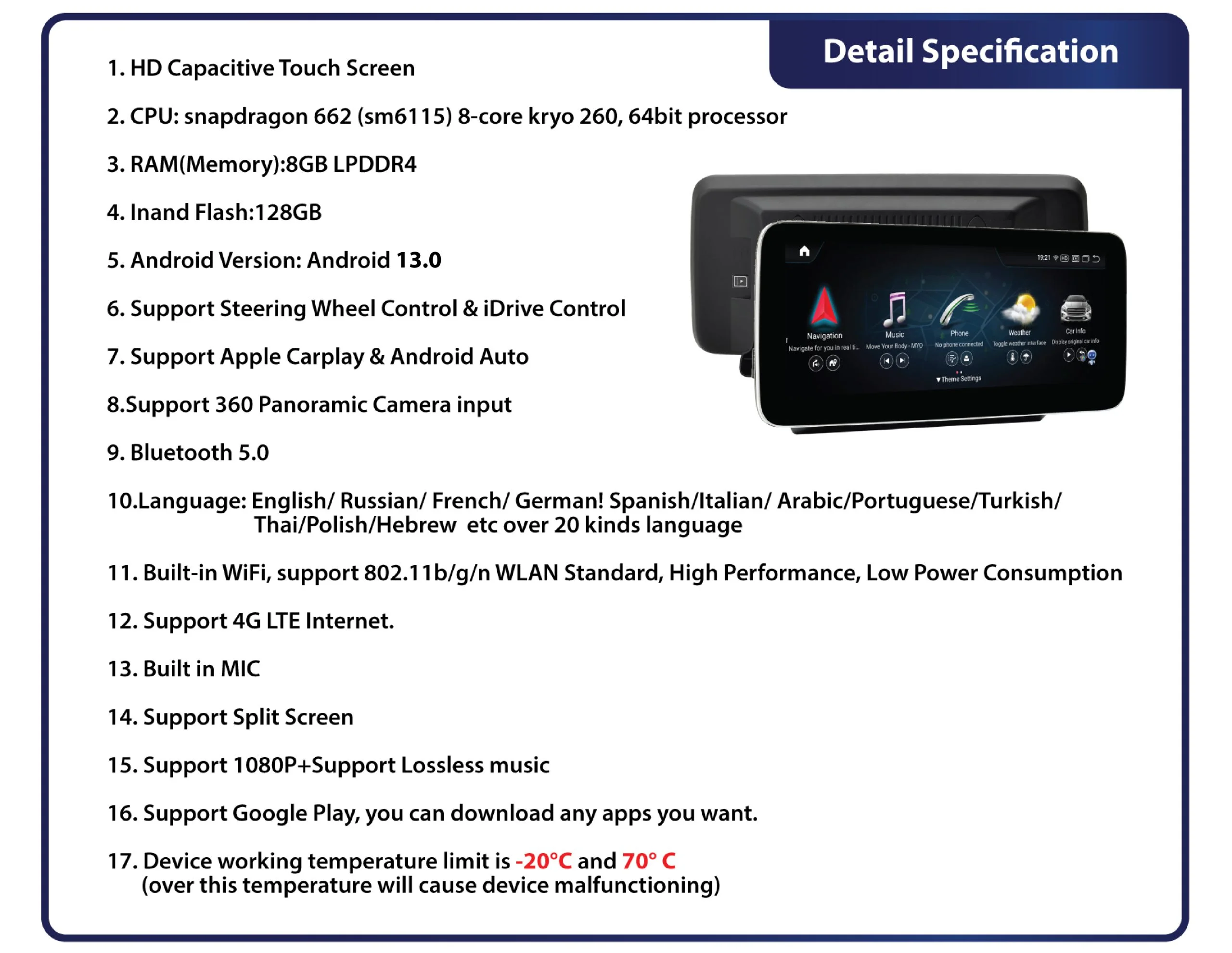 Mercedes W205 Android Screen Upgrade 10.25 Touch Screen - DVDGPSNav