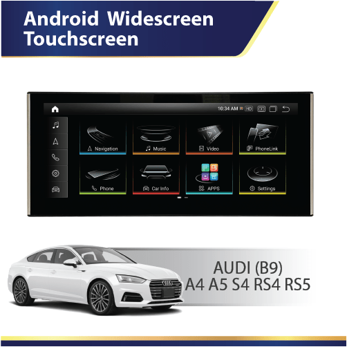 Facelift Android Widescreen Touch Screen (B8 B8.5) Audi A4 A5 S4 S5 RS4 RS5  – DMP Car Design