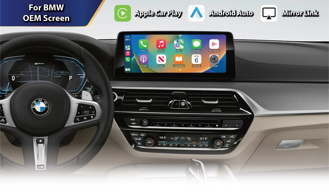 Wireless Carplay & Android Auto BMW i3 – DMP Car Design