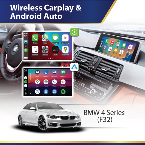 Wireless Carplay & Android Auto (F32 F33 F36) BMW 4 Series