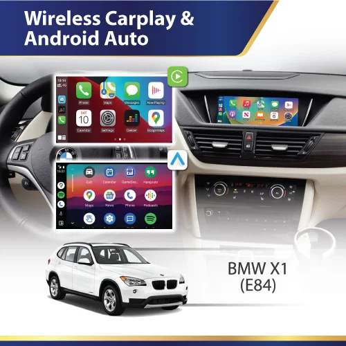 Radionavigation BMW X1 E84 09-15 CarPlay DSP Android Auto – Multigenus