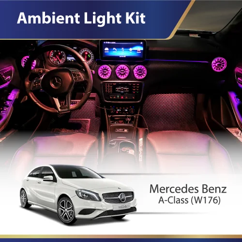 Ambient Light Kit (W176) Mercedes A-Class – DMP Car Design