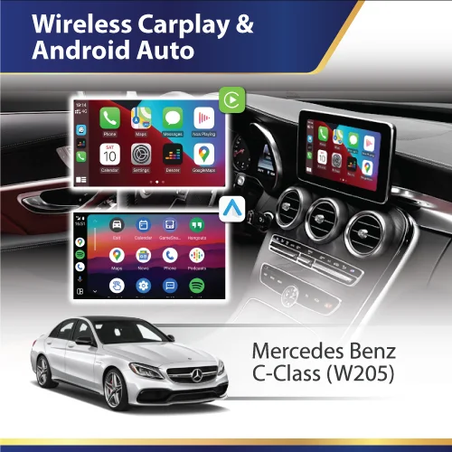 Wireless Carplay & Android Auto (W205) Mercedes C-Class Pre