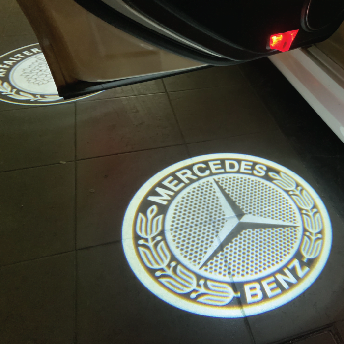 Laser Projector Door Logo Light (Mercedes Benz) C-Class (W204) Sedan ...