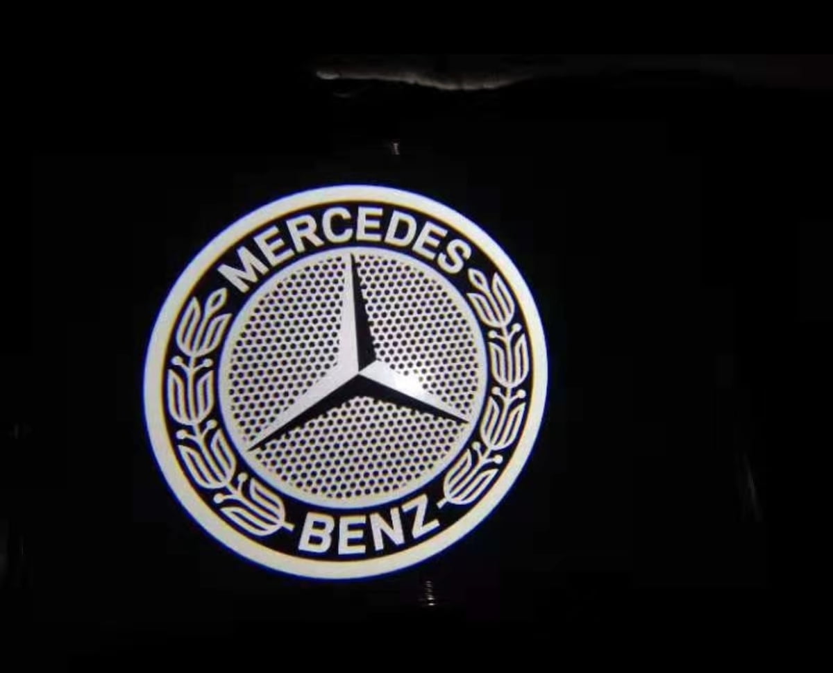 2x Puerta del coche Led Logo Luz del proyector para Mercedes Benz Gls / glc  / glb / gla / a / b / c / clase e