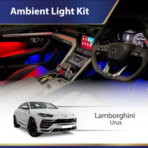 Ambient Light Kit (Urus) Lamborghini (60 Colours Dual Zone Ambient lighting)  – DMP Car Design