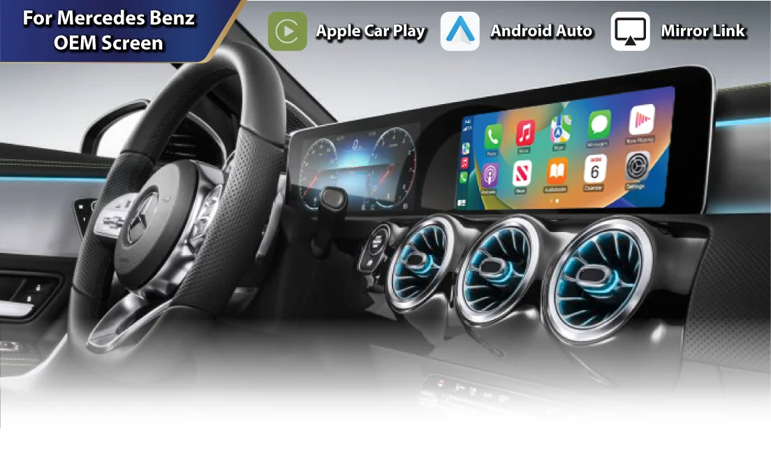 Apple Carplay inalámbrico / Android auto para Mercedes-Benz CLA